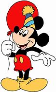 Image result for Mickey Mouse Birthday Hat Clip Art Black