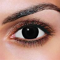 Image result for All-Black Contact Lenses