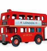 Image result for Red Bus Toy