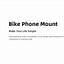 Image result for iPhone Bike Mount