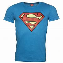 Image result for Superman Shirt Blue