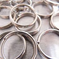 Image result for Stainless Steel Split Key Rings