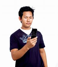 Image result for Looking at Phone White Background