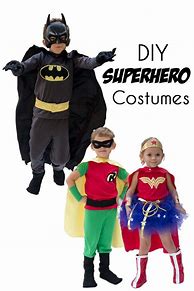 Image result for DIY Superhero Halloween Costumes