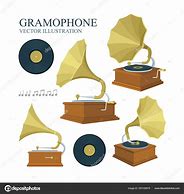 Image result for Gramophone Illustration