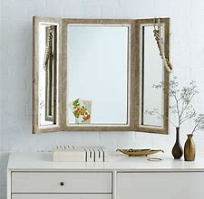 Image result for Folding Bathroom Mirror