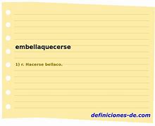 Image result for embellaquecerse