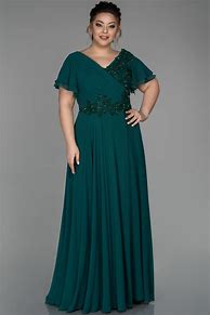 Image result for Plus Size Green Dresses