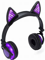 Image result for Bluetooth Wireless Cat Ear Headphones