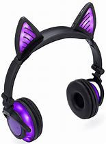 Image result for Cat Ear Headphones Glow