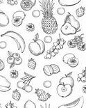 Image result for Fruit Clip Art Black and White