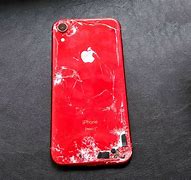 Image result for Cracked Red iPhone 8