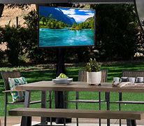 Image result for Outdoor TV Setup