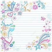 Image result for Cute Notebook Page