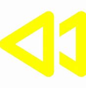 Image result for Rewind Icon Light Yellow Color