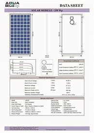 Image result for Data Sheet for Solar Thermal Pannel