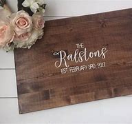 Image result for Rustic Wedding Guest Book Sign