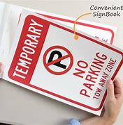 Image result for Temporary Parking Signs