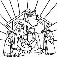Image result for Nativity Icon Coloring Page