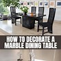 Image result for Marble Table Top View