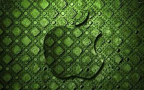 Image result for Apple Logo with Green Stem