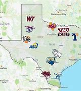 Image result for Texas College Football Map