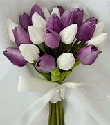 Image result for Tulip Bouquet with Lavender