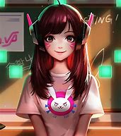 Image result for Adorable Anime Girl Gamer