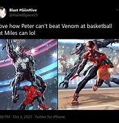Image result for Venom Spider-Man Basketball Meme