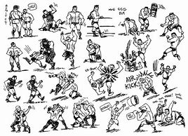 Image result for Wrestling Sketch