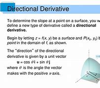 Image result for Directional Derivative DefinitionA