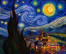 Image result for Van Gogh Starry Night Screensaver