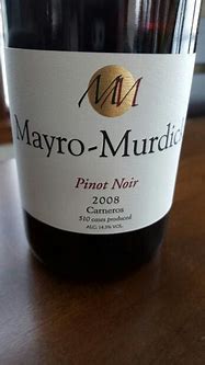 Image result for Mayro Murdick Pinot Noir