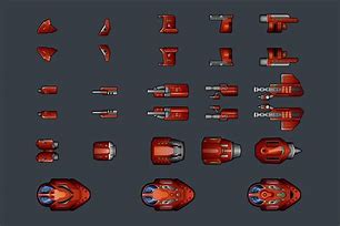 Image result for 2D Spaceship Sprites
