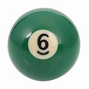 Image result for Pool Ball Number 6