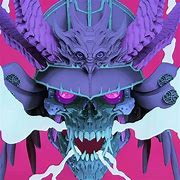 Image result for Purple Demon Mask Drawing