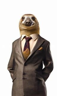 Image result for Sloth in a Suit