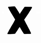 Image result for Yellow Letter X