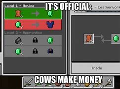 Image result for Minecraft Cow Meme