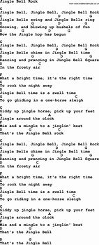 Image result for Jingle Bell Rock Lyrics and Chords