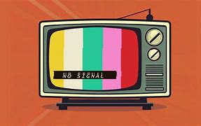 Image result for TV No Signal Cartoon