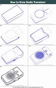 Image result for Transistor Radio Drawing