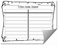 Image result for T-chart Graphic Organizer Example