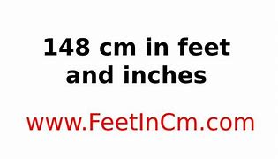 Image result for 148 Cm to Feet