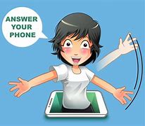 Image result for Drawing Answer the Phone