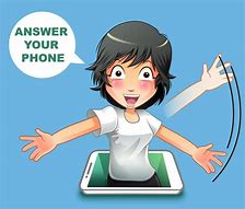Image result for Answering Phone Vector
