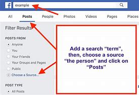Image result for Search Facebook Posts