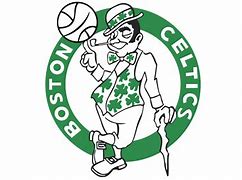 Image result for Boston Celtics with NBA Finals Logo On Floor