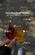 Image result for November Emoji