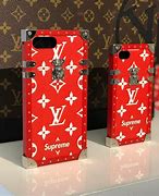 Image result for Louis Vuitton and Supreme Phone Case